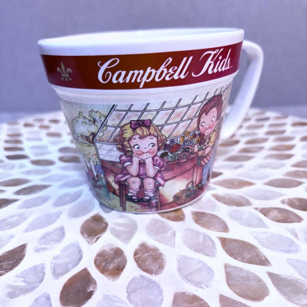Vintage 2000 Campbell Kids Flower Pot Style Soup Mug by Westwood